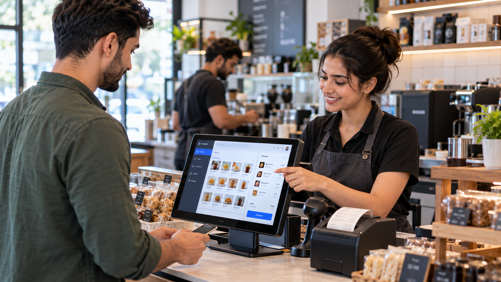 Business software POS dashboard